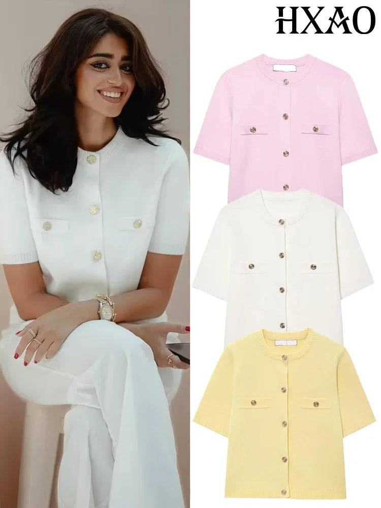 ChicKnit Button Bolero