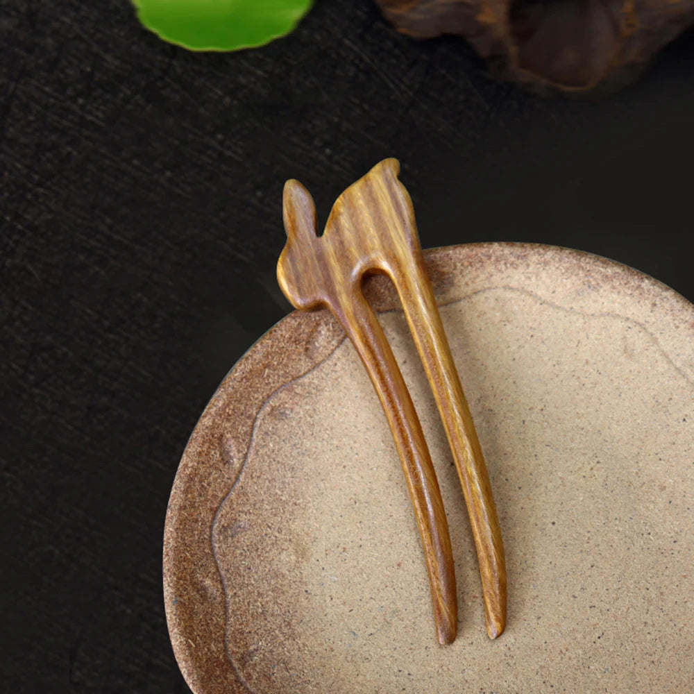 Traditional Chinese Style Hair Sticks For Women Wedding Wooden Hairpin Head Accessories Hair Chopsticks Vintage Headdress ML
