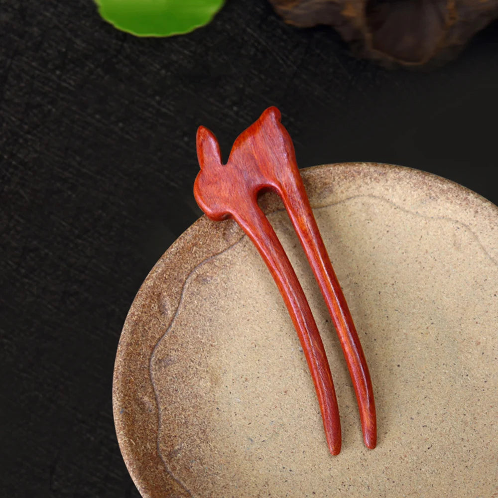 Traditional Chinese Style Hair Sticks For Women Wedding Wooden Hairpin Head Accessories Hair Chopsticks Vintage Headdress ML