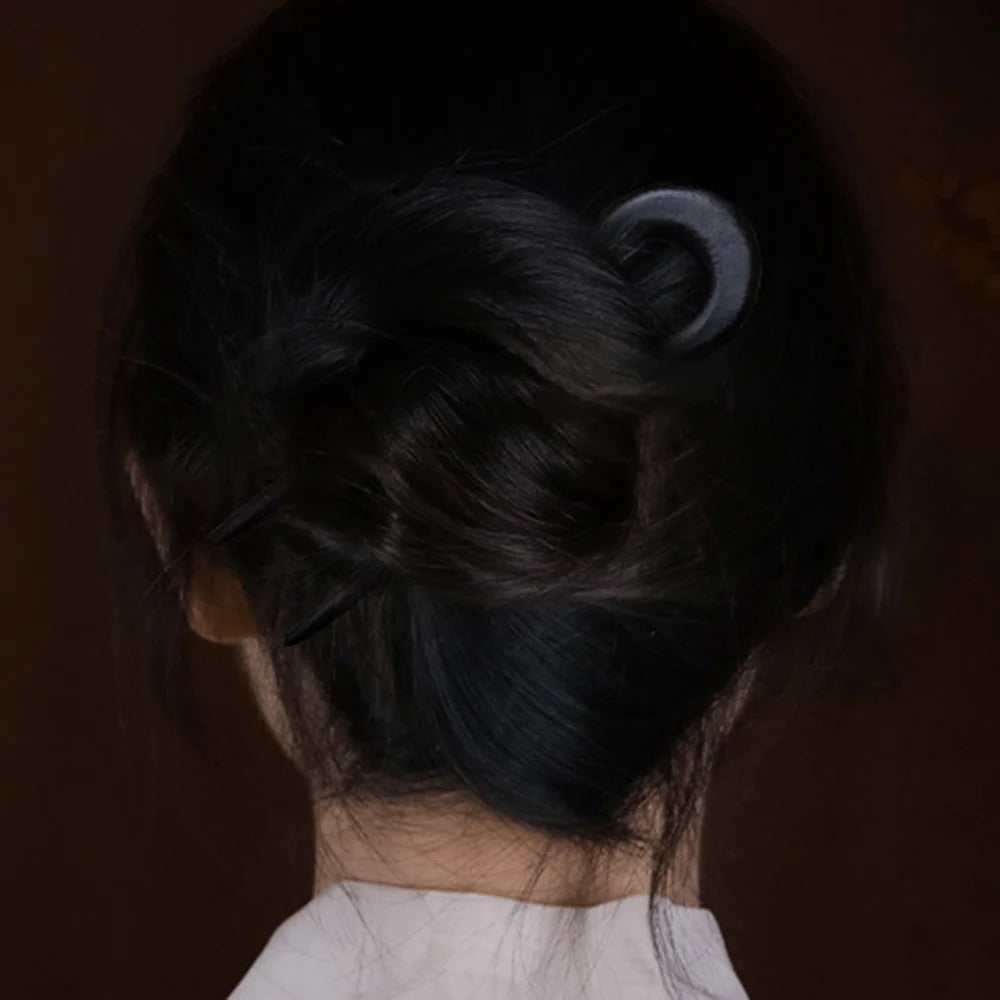 Traditional Chinese Style Hair Sticks For Women Wedding Wooden Hairpin Head Accessories Hair Chopsticks Vintage Headdress ML