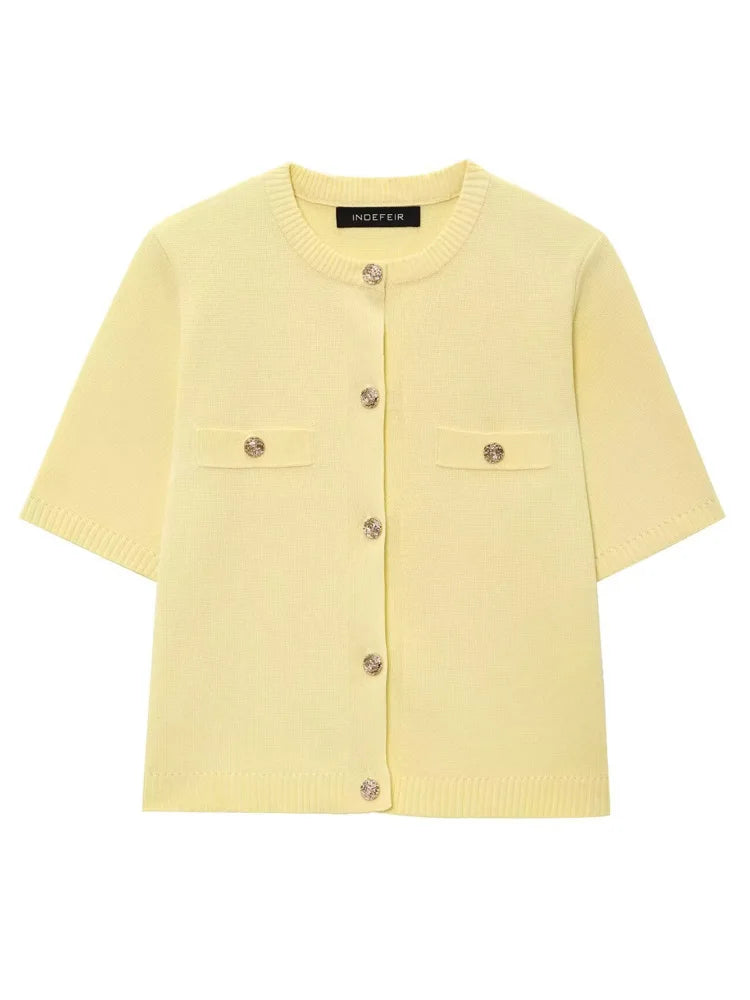 ChicKnit Button Bolero